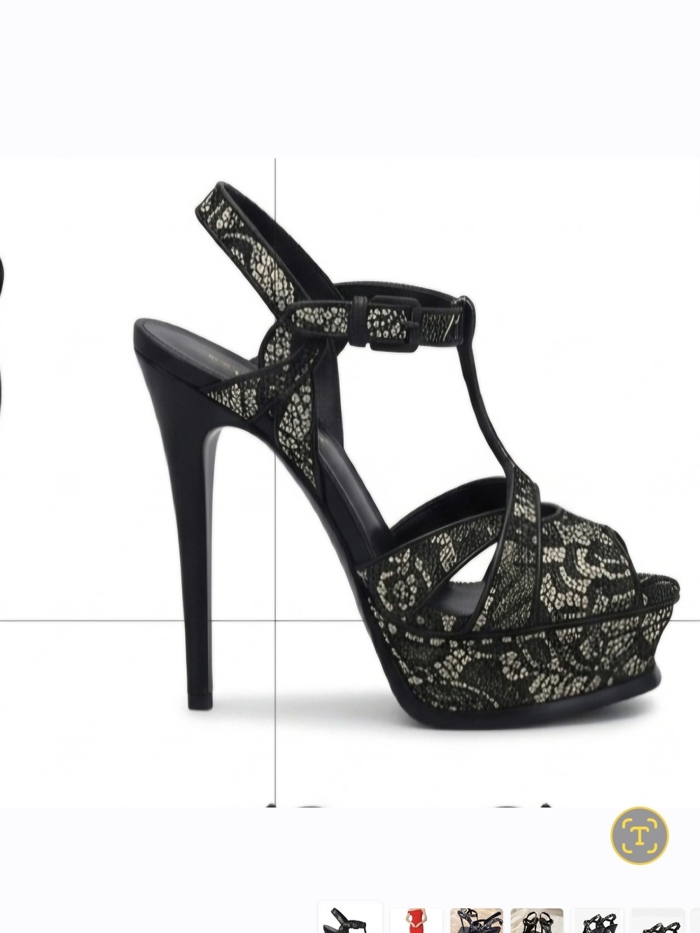 Casadei Black Lace Platform Stiletto Sandals